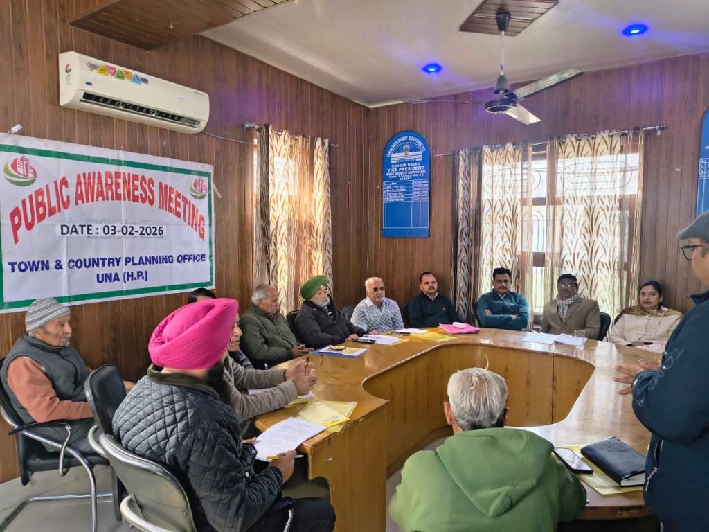 Public Awareness Meeting Organized by Town and Country Planning Department in Santoshgarh